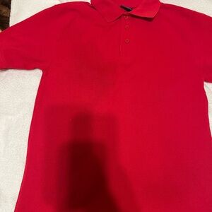 U.S. Polo Assn. Red Polo Shirt with Classic Collar and Short Sleeves